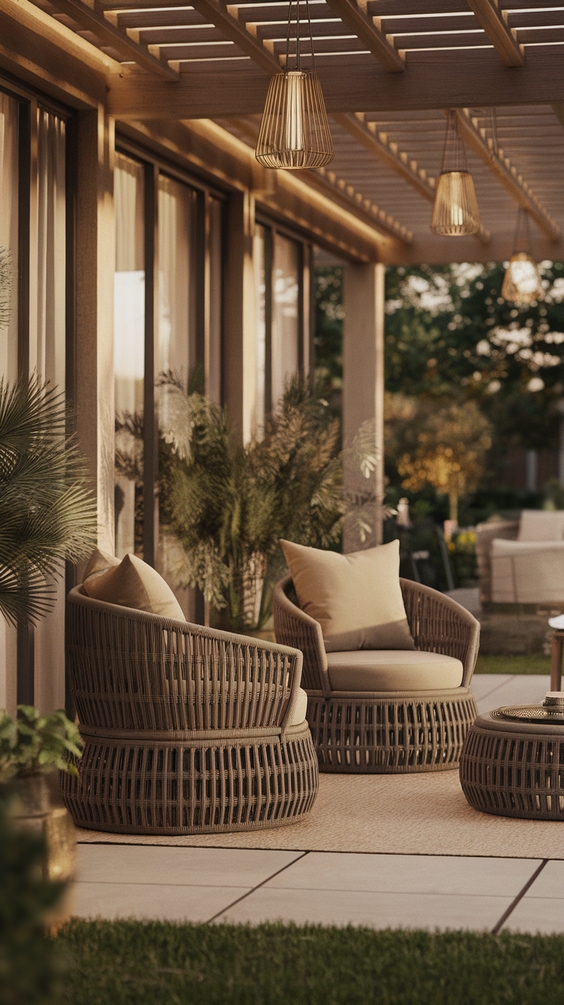 Veranda Ideas for Small Terraces and Outdoor Living Spaces with Cozy and Modern Touches