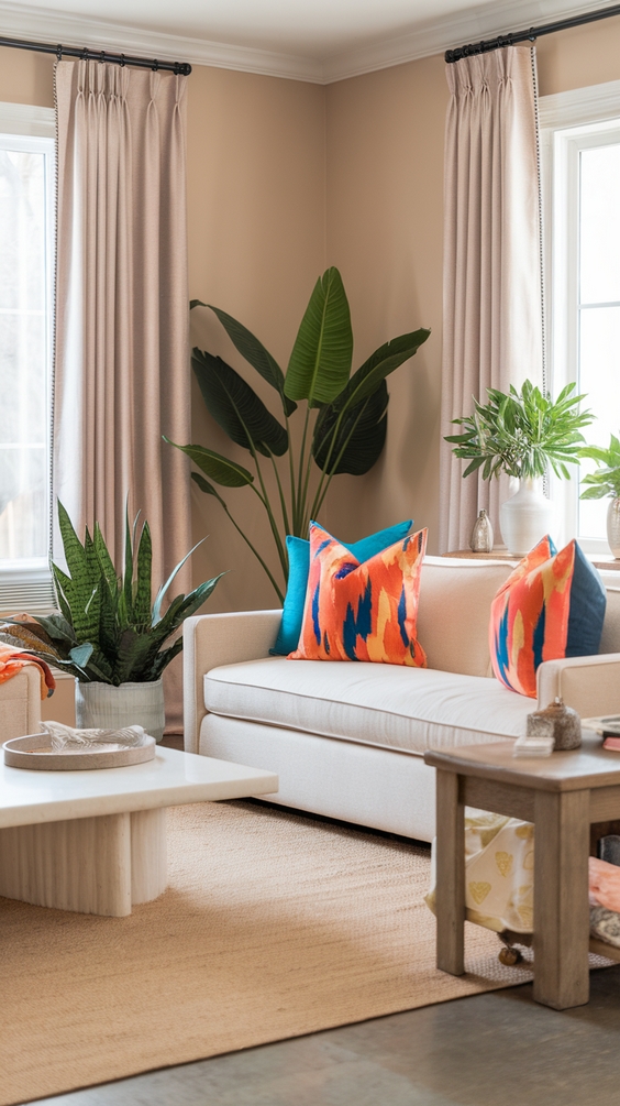 Spring 2025 Living Room Trends: Textures, Art & Light Transformations
