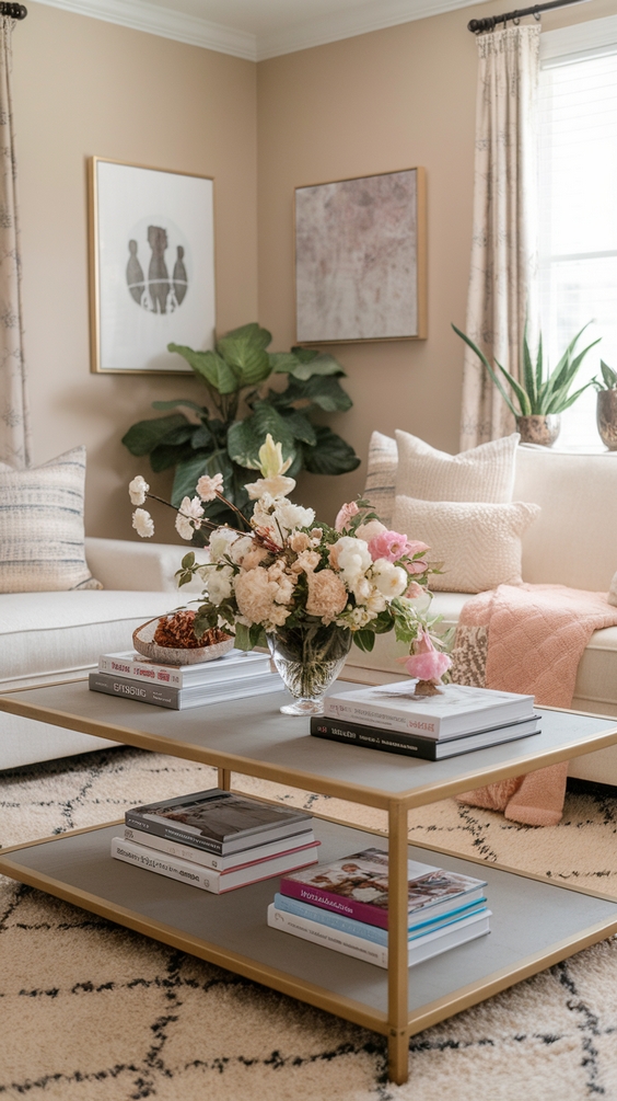 Spring 2025 Living Room Trends: Textures, Art & Light Transformations