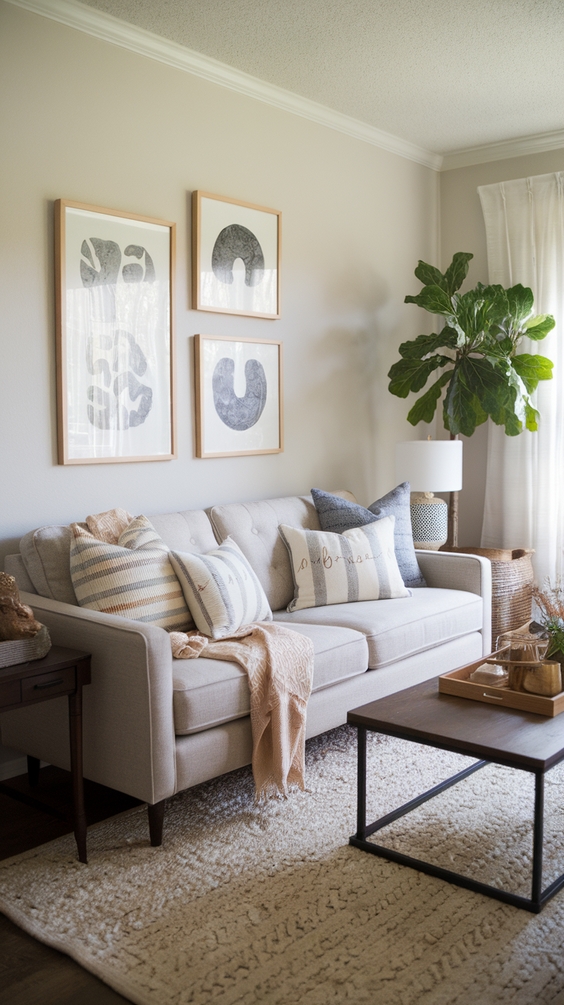 Spring 2025 Living Room Trends: Textures, Art & Light Transformations