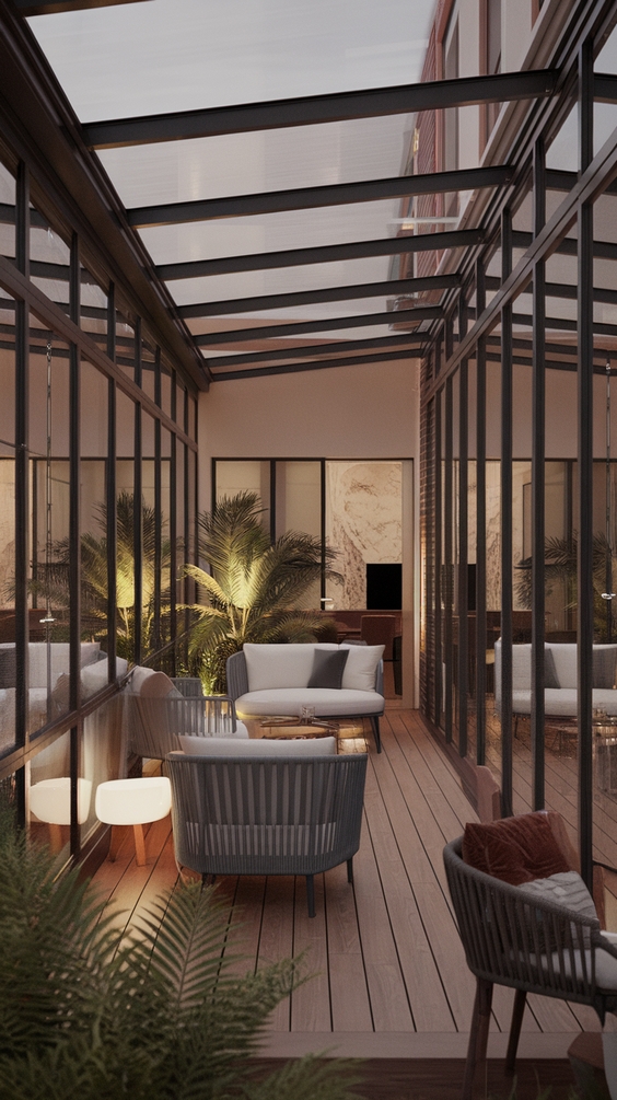 Veranda Ideas for Small Terraces and Outdoor Living Spaces with Cozy and Modern Touches