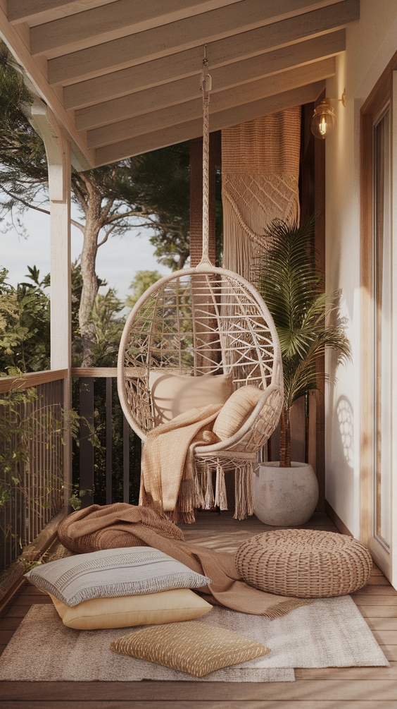 Veranda Ideas for Small Terraces and Outdoor Living Spaces with Cozy and Modern Touches