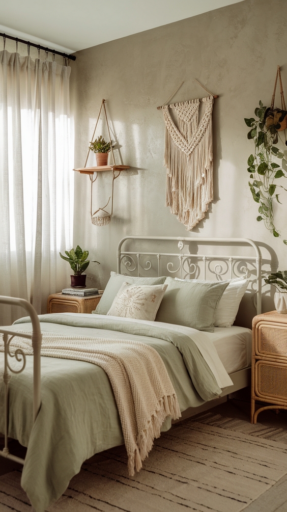 Spring Bedroom Decor Ideas 2025: Refresh Your Space with Sage Green, White & Cozy Accents