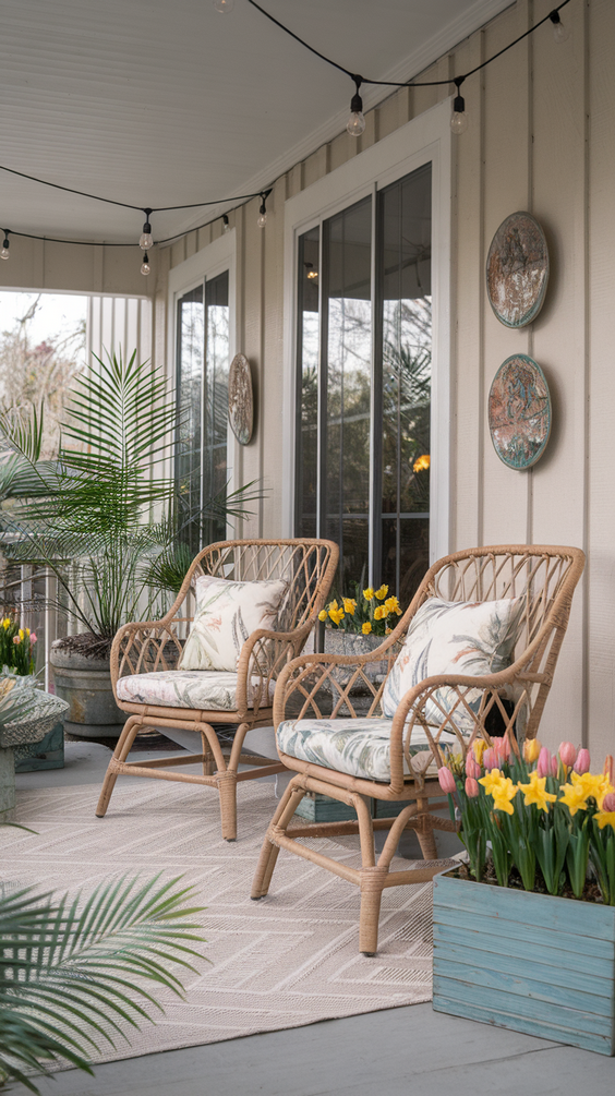 Pretty Spring Outdoor Decor Ideas 2025 : DIY Porch & Budget-Friendly Tips