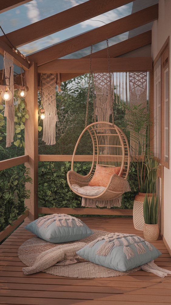 Veranda Ideas for Small Terraces and Outdoor Living Spaces with Cozy and Modern Touches