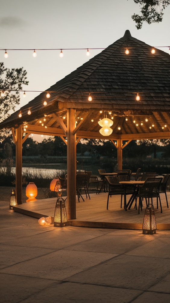 Enhance Your Evening with Outdoor Pavilion Lighting Solutions