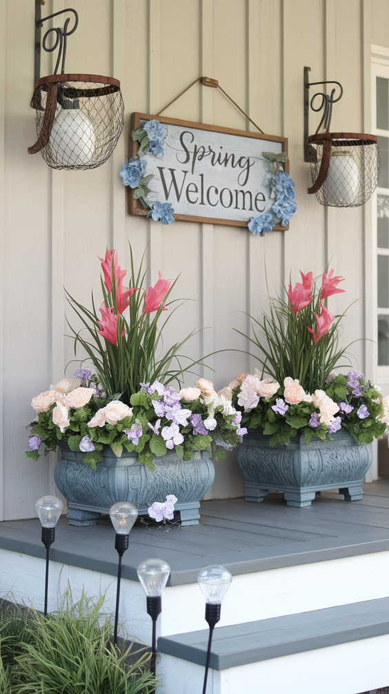 Pretty Spring Outdoor Decor Ideas 2025 : DIY Porch & Budget-Friendly Tips