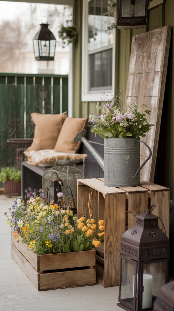 Pretty Spring Outdoor Decor Ideas 2025 : DIY Porch & Budget-Friendly Tips