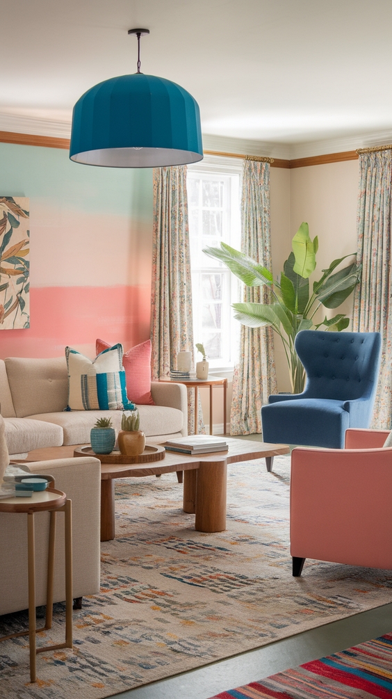 Spring 2025 Living Room Trends: Textures, Art & Light Transformations