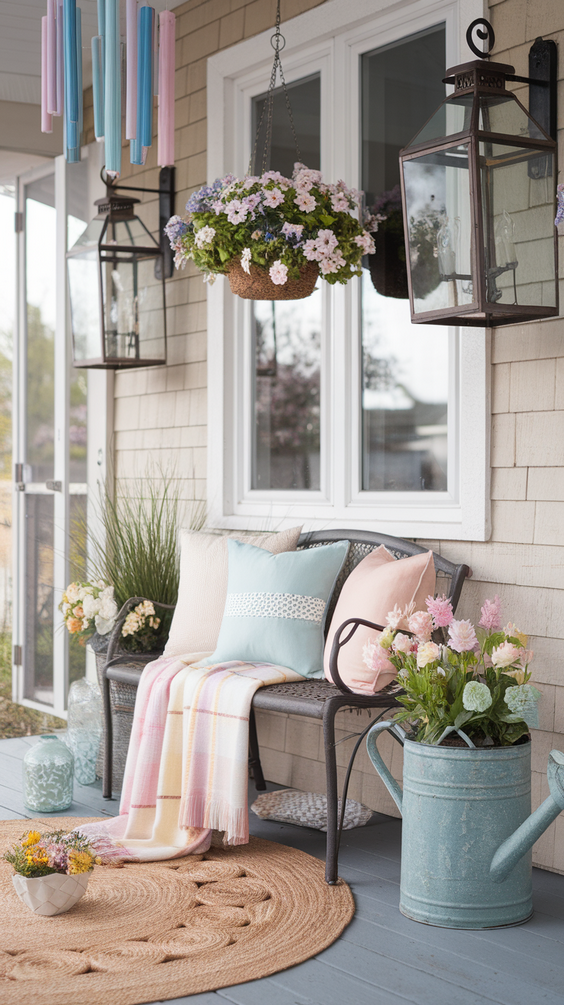 Pretty Spring Outdoor Decor Ideas 2025 : DIY Porch & Budget-Friendly Tips