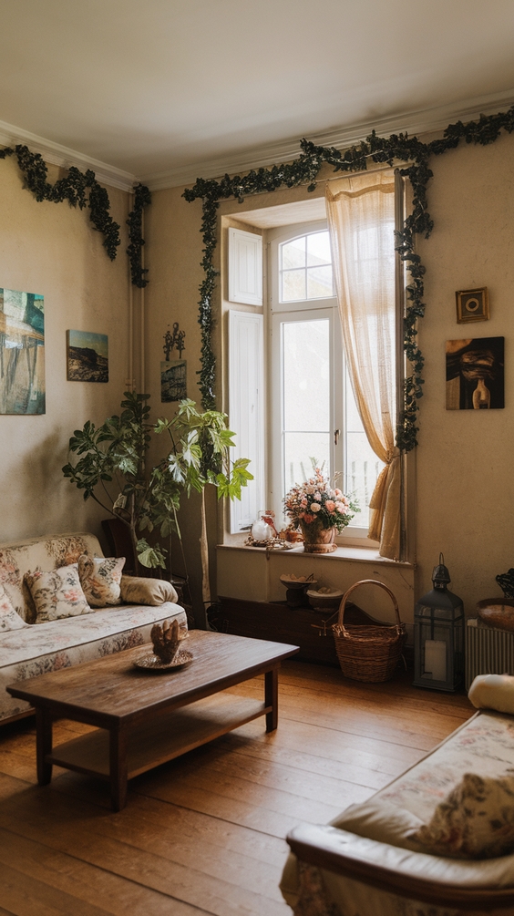 Spring 2025 Living Room Trends: Textures, Art & Light Transformations