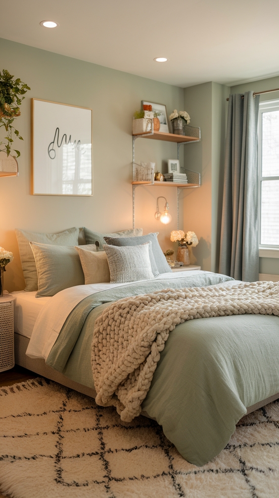 Spring Bedroom Decor Ideas 2025: Refresh Your Space with Sage Green, White & Cozy Accents