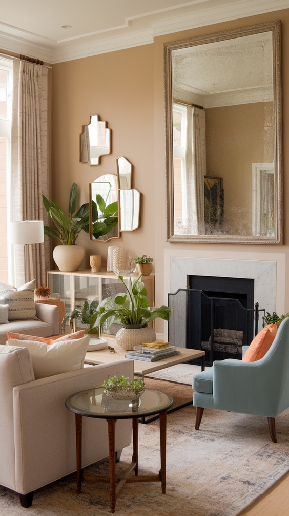 Spring 2025 Living Room Trends: Textures, Art & Light Transformations