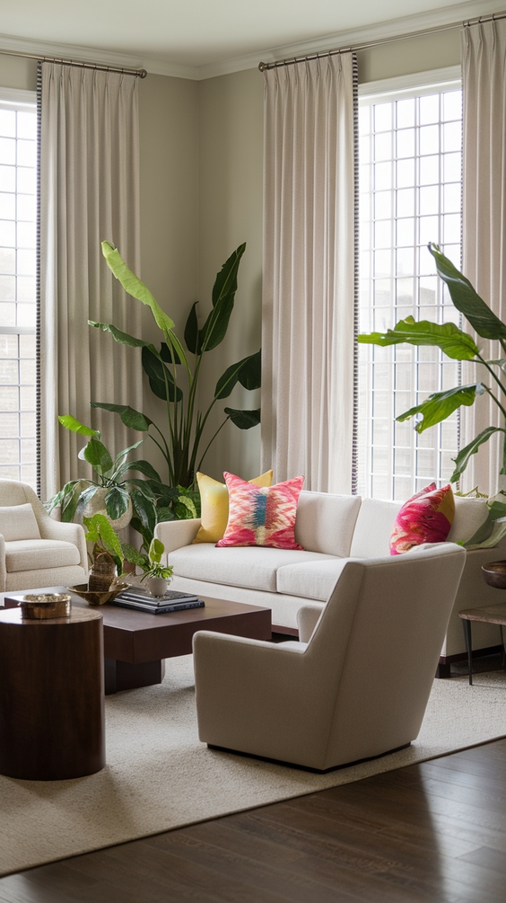 Spring 2025 Living Room Trends: Textures, Art & Light Transformations