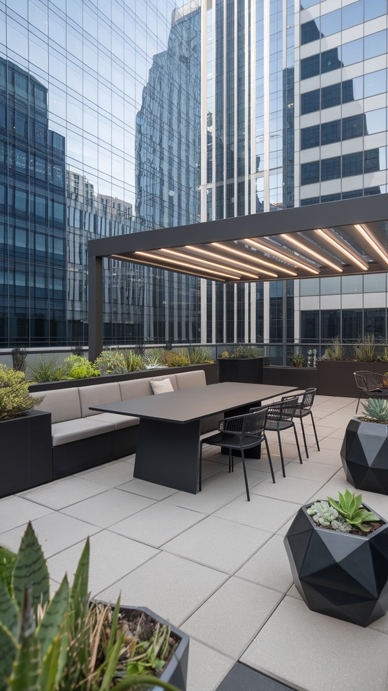 Simple and Stylish Rooftop Terrace Design Ideas for Modern Outdoor Living and Roof Garden Bliss