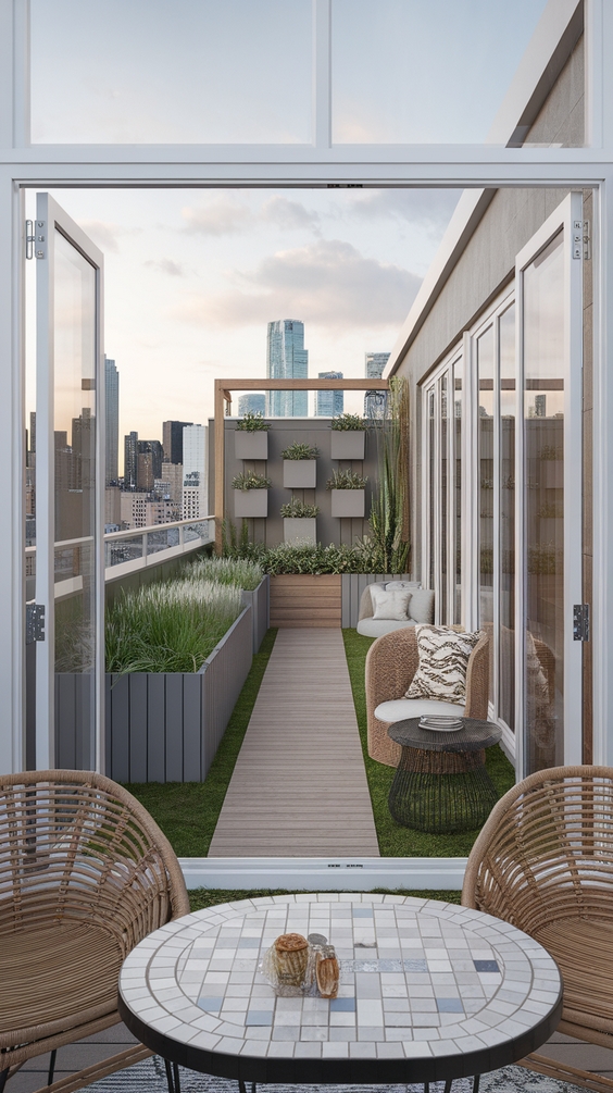 Simple and Stylish Rooftop Terrace Design Ideas for Modern Outdoor Living and Roof Garden Bliss