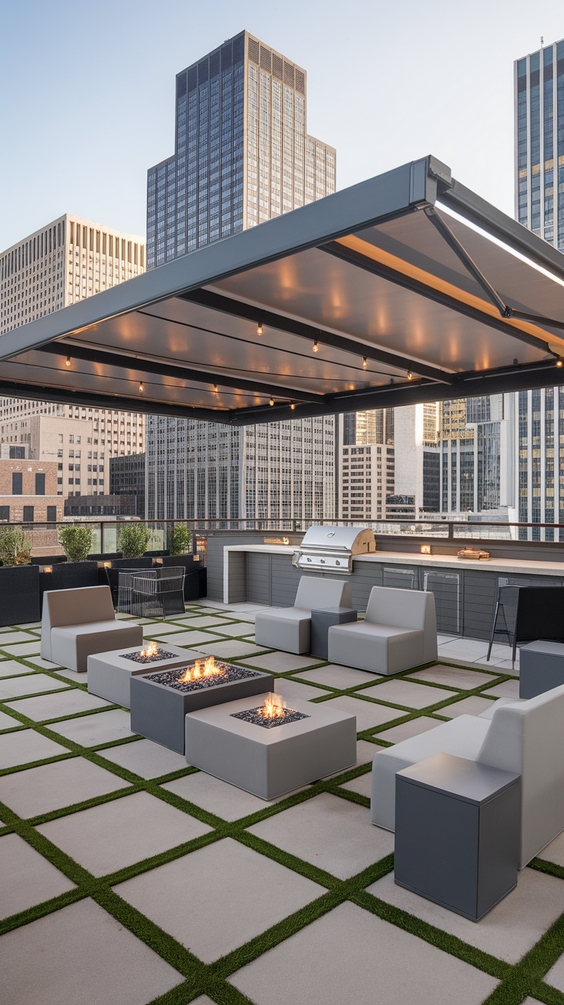 Simple and Stylish Rooftop Terrace Design Ideas for Modern Outdoor Living and Roof Garden Bliss