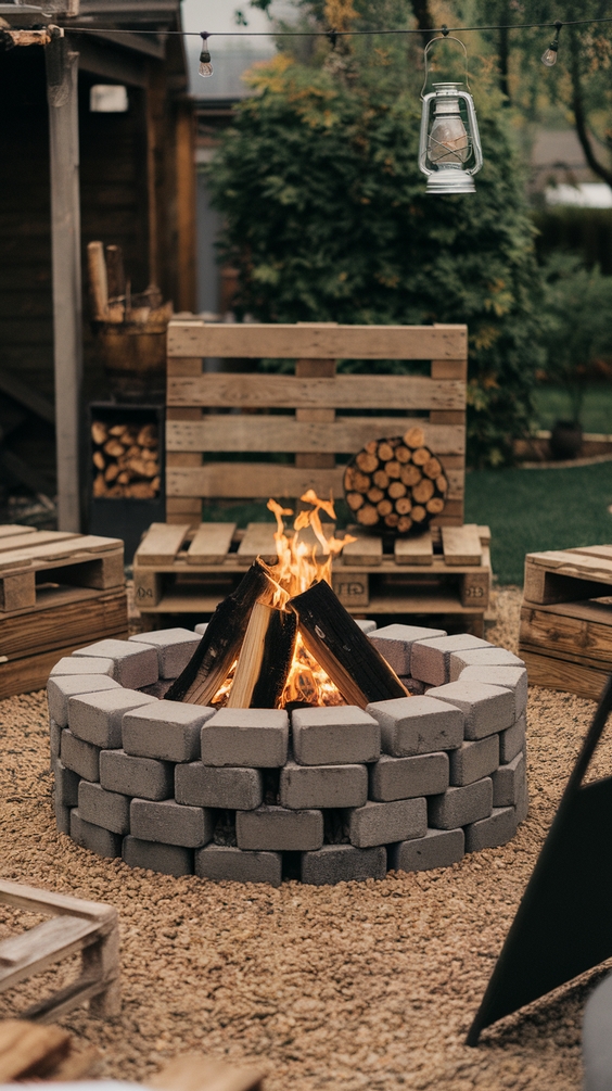 Front Yard Fire Pit Ideas to Boost Curb Appeal with Lights, Seating Areas, and Simple Design