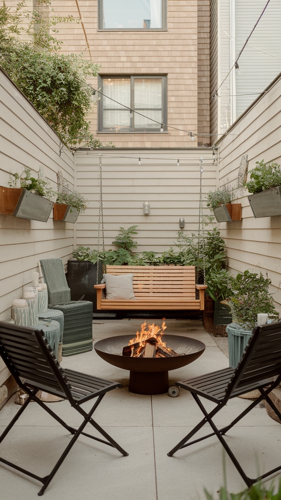 Front Yard Fire Pit Ideas to Boost Curb Appeal with Lights, Seating Areas, and Simple Design