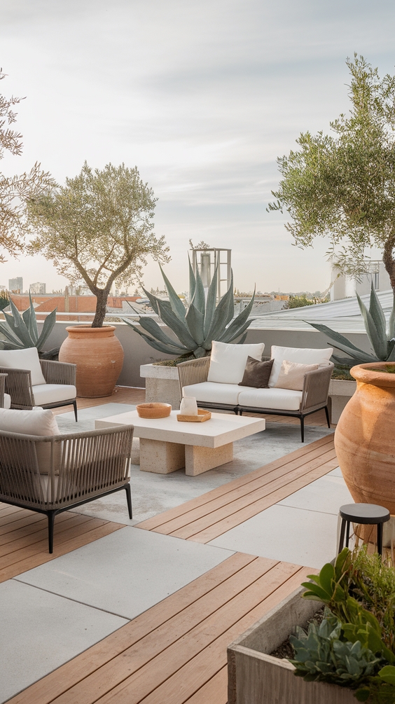 Simple and Stylish Rooftop Terrace Design Ideas for Modern Outdoor Living and Roof Garden Bliss