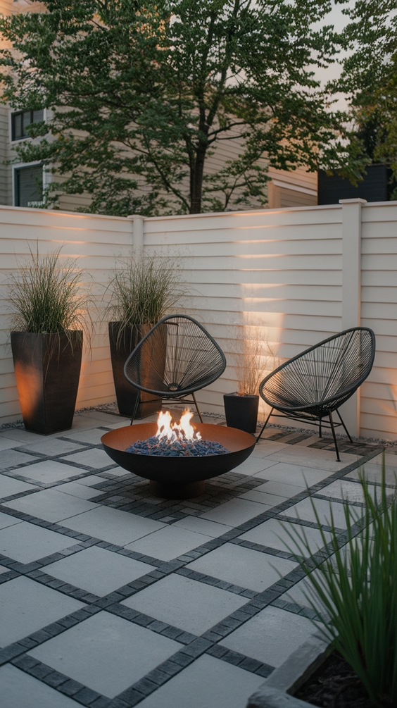 Front Yard Fire Pit Ideas to Boost Curb Appeal with Lights, Seating Areas, and Simple Design