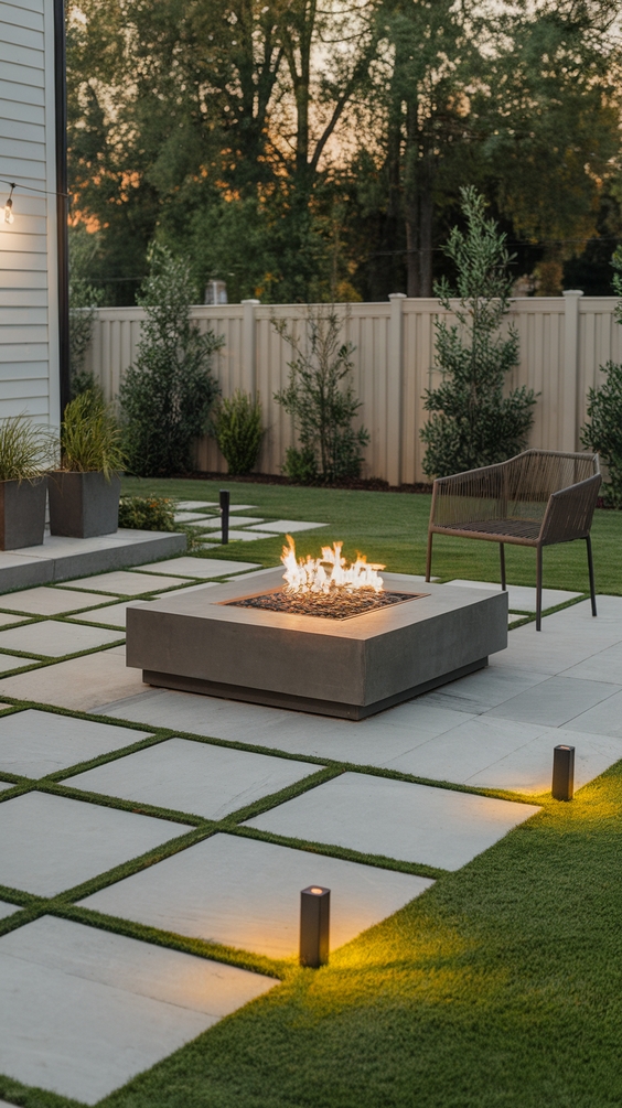 Front Yard Fire Pit Ideas to Boost Curb Appeal with Lights, Seating Areas, and Simple Design