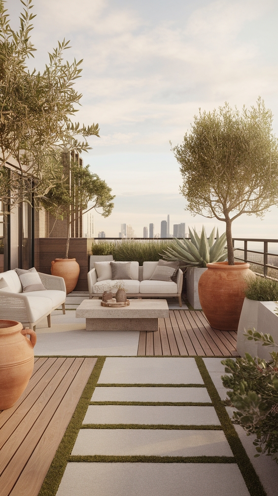 Simple and Stylish Rooftop Terrace Design Ideas for Modern Outdoor Living and Roof Garden Bliss
