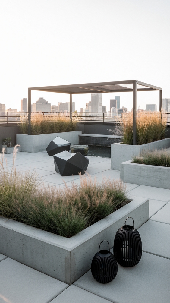 Simple and Stylish Rooftop Terrace Design Ideas for Modern Outdoor Living and Roof Garden Bliss