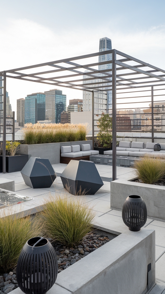Simple and Stylish Rooftop Terrace Design Ideas for Modern Outdoor Living and Roof Garden Bliss