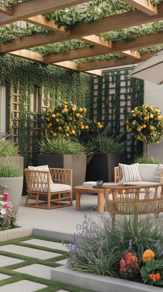 Covered Outdoor Entertaining Area Backyard Tips and Decor Ideas for Every Season