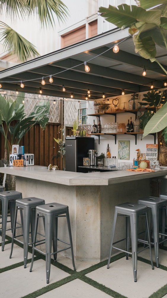 Covered Outdoor Entertaining Area Backyard Tips and Decor Ideas for Every Season