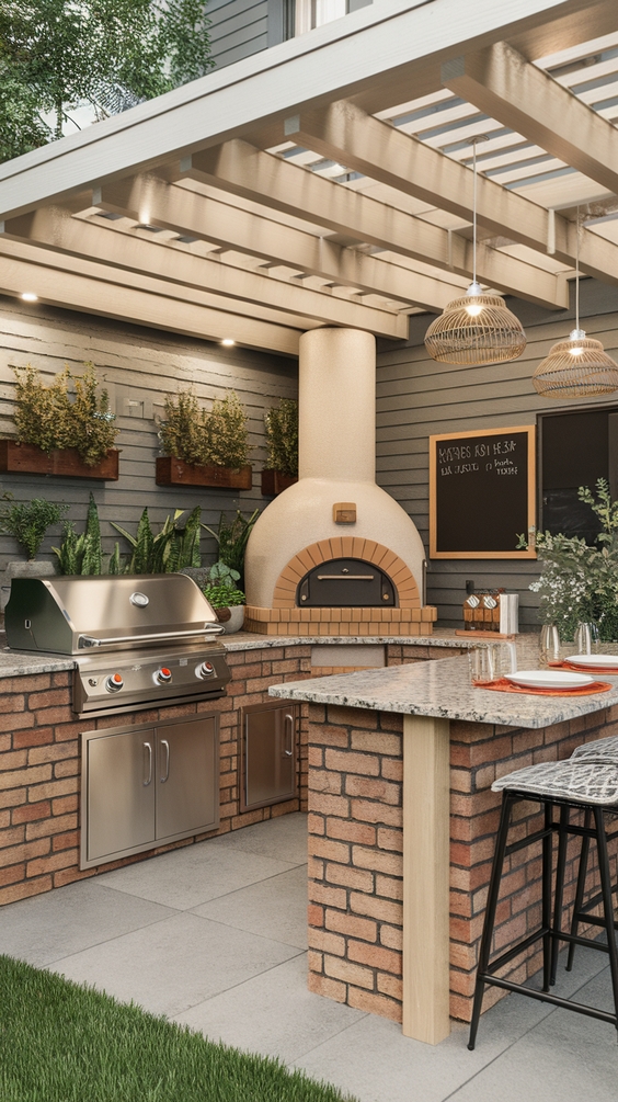 Covered Outdoor Entertaining Area Backyard Tips and Decor Ideas for Every Season