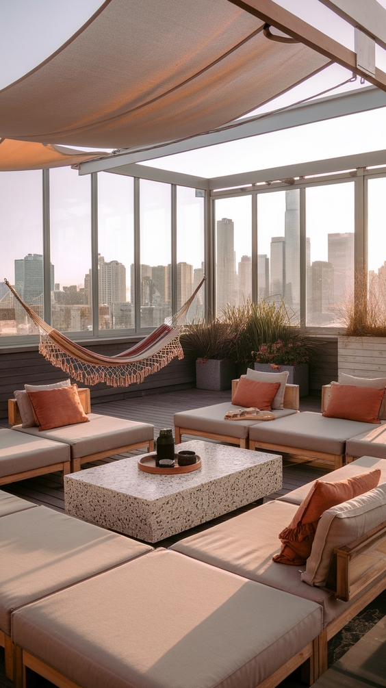 Simple and Stylish Rooftop Terrace Design Ideas for Modern Outdoor Living and Roof Garden Bliss