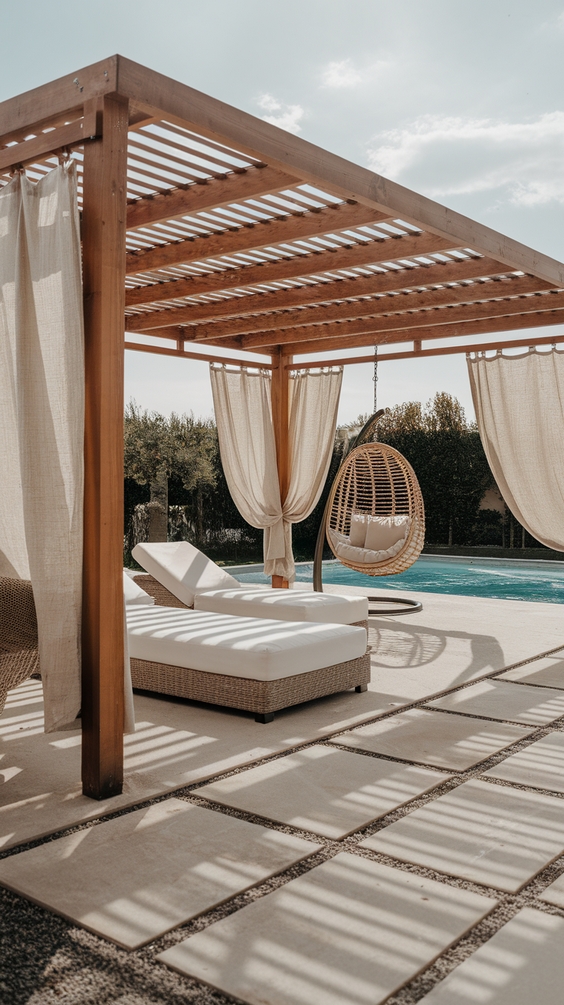 Pool Pavilion Ideas for Modern Outdoor Living with Kitchen, Bar & Fireplace Features