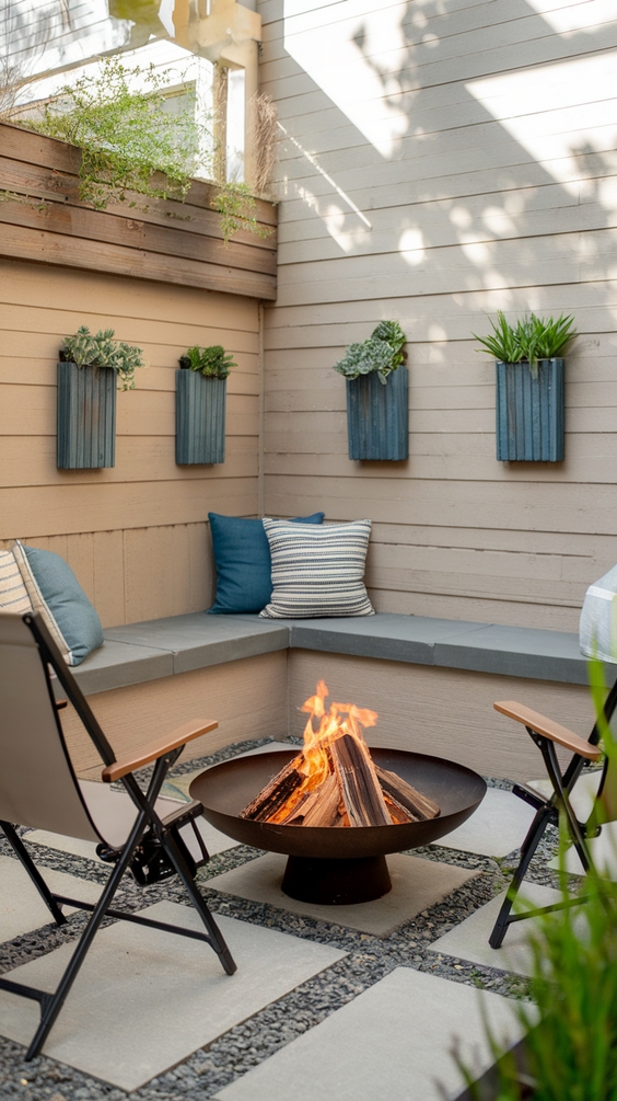 Front Yard Fire Pit Ideas to Boost Curb Appeal with Lights, Seating Areas, and Simple Design