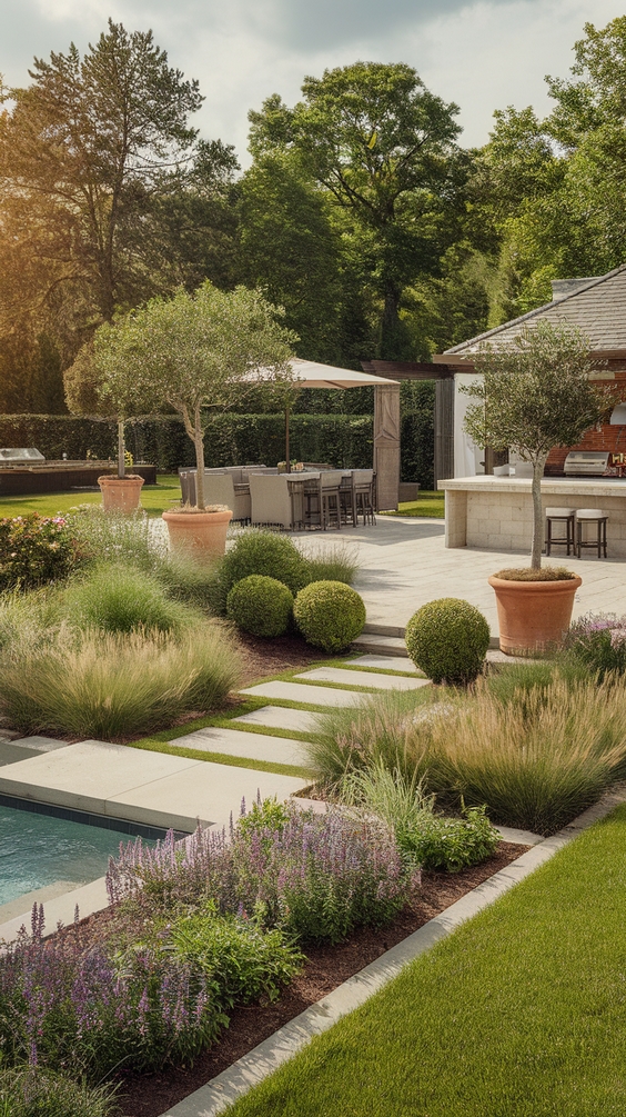 Pool Pavilion Ideas for Modern Outdoor Living with Kitchen, Bar & Fireplace Features