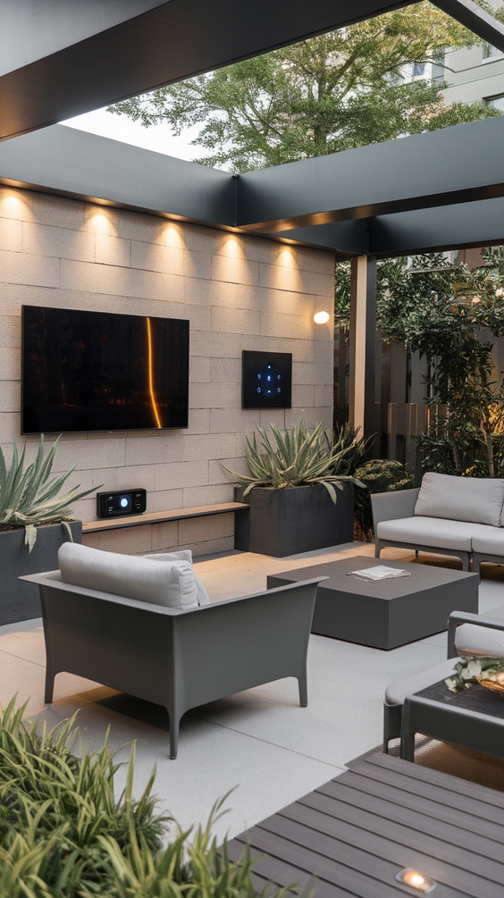 Covered Outdoor Entertaining Area Backyard Tips and Decor Ideas for Every Season