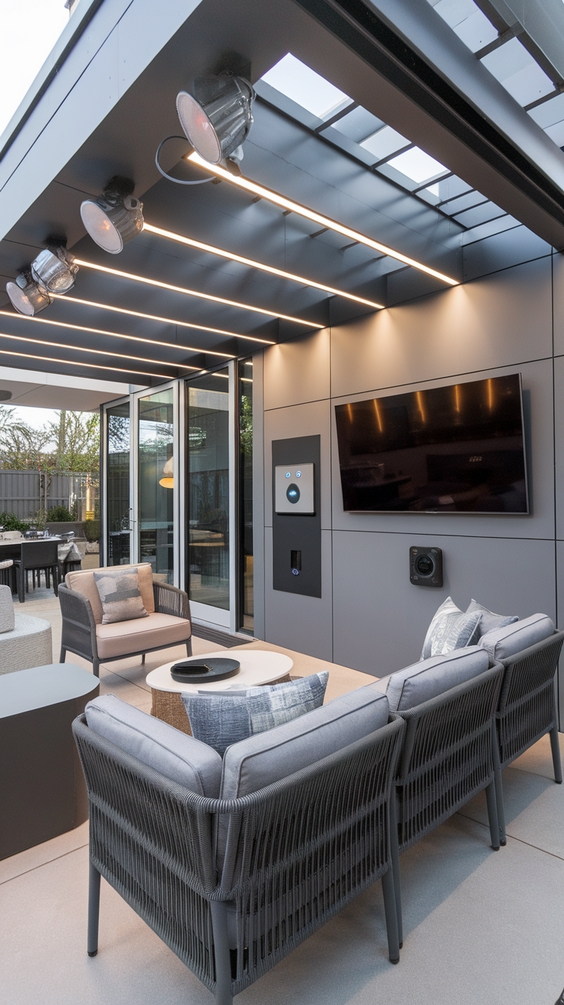 Covered Outdoor Entertaining Area Backyard Tips and Decor Ideas for Every Season