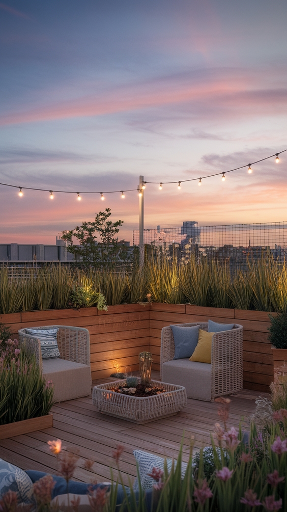 Simple and Stylish Rooftop Terrace Design Ideas for Modern Outdoor Living and Roof Garden Bliss