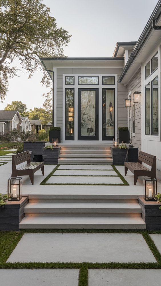 Stylish Outdoor Entryway Ideas to Upgrade Your Front Door and Entrance This Season