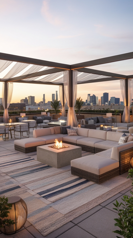 Simple and Stylish Rooftop Terrace Design Ideas for Modern Outdoor Living and Roof Garden Bliss