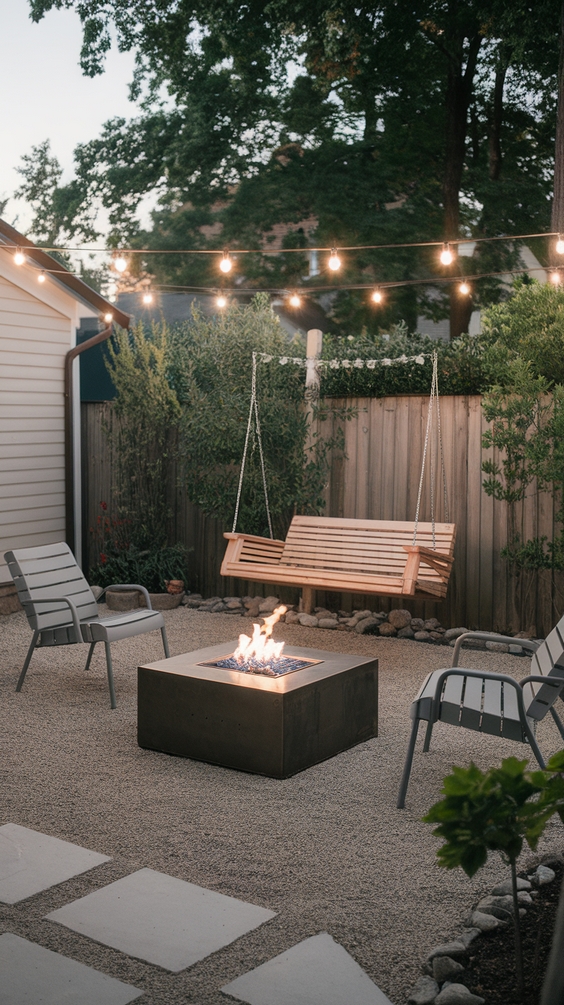 Front Yard Fire Pit Ideas to Boost Curb Appeal with Lights, Seating Areas, and Simple Design